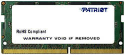 Модуль памяти SO-DIMM DDR4 4Gb PC19200 2400Mhz PATRIOT (PSD44G240081S)