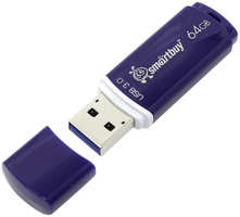 USB Flash накопитель 64GB Smartbuy Crown (SB64GBCRW-Bl) USB 3.0 синий