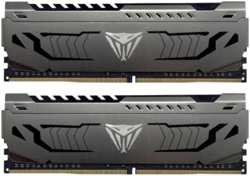 Модуль памяти DIMM 32Gb 2х16Gb DDR4 PC25600 3200MHz PATRIOT Viper Steel XMP 2.0 (PVS432G320C6K)