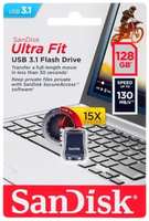 USB Flash накопитель 128GB SanDisk Ultra Fit (SDCZ430-0128G-G46) USB 3.0 Черный (SDCZ430-128G-G46)
