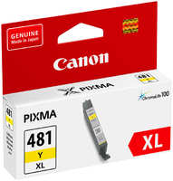 Картридж Canon CLI-481Y XL для TS6140, TR7540, TR8540, TS8140, TS9140. Желтый (2046C001)