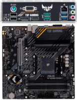 Материнская плата ASUS TUF Gaming B550M-E B550 Socket AM4 4xDDR4, 4xSATA3, RAID, 2xM.2, 1xPCI-E16x, 4xUSB3.2, D-Sub, DP, HDMI, Glan, mATX