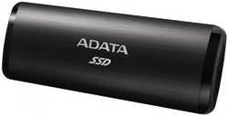 ADATA Внешний SSD-накопитель 512Gb A-DATA SE760 ASE760-512GU32G2-CBK (SSD) USB 3.1 Type C черный