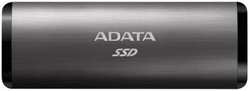 ADATA Внешний SSD-накопитель 256Gb A-DATA SE760 ASE760-256GU32G2-CTI (SSD) USB 3.1 Type C серый
