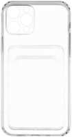 Чехол для Apple iPhone 13 Zibelino Silicone Card Holder прозрачный (ZSCH-IPH-13-CAM-TRN)