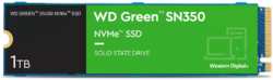 Внутренний SSD-накопитель 1000Gb Western Digital Green SN350 (WDS100T3G0C) M.2 2280 PCIe NVMe 3.0 x4