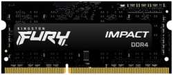Модуль памяти SO-DIMM DDR4 8Gb PC25600 3200Mhz Kingston Fury Impact (KF432S20IB / 8) (KF432S20IB/8)