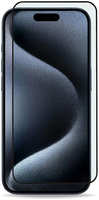 Защитное стекло для Apple iPhone 15 Pro ZibelinoTG 3D, на весь экран, с черной рамкой (ZTG-3D-APL-15PRO-BLK)