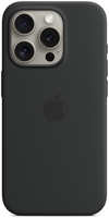 Чехол для Apple iPhone 15 Pro Silicone Case with MagSafe Black (MT1A3FE/A)