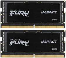 Модуль памяти SO-DIMM DDR5 32Gb (2x16Gb) PC44800 5600Mhz Kingston Fury Impact (KF556S40IBK2-32)