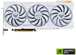 Видеокарта ASUS GeForce RTX 4070 Ti Super 16384Mb, TUF Gaming OC 16G (TUF-RTX4070TIS-O16G-White-Gaming) 1xHDMI, 3xDP, Ret