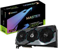 Видеокарта Gigabyte GeForce RTX 4070 Super 12288Mb, Aorus Master 12G (GV-N407SAORUS M-12GD) 1xHDMI, 3xDP, Ret