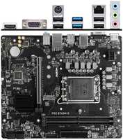 Материнская плата MSI Pro B760M-E B760 Socket-1700 2xDDR5, 4xSATA3, 1xM.2, 1xPCI-E16x, 2xUSB3.2, D-Sub, HDMI, Glan, mATX