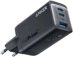 Сетевое зарядное устройство Anker 735 GaNPrime A2668 65W 2хUSB-C + USB черное
