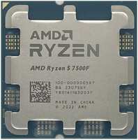 Процессор AMD Ryzen 5 7500F, 3.7ГГц, (Turbo 5.0ГГц), 6-ядерный, L3 32МБ, Сокет AM5, OEM (100-000000597)