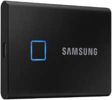 Внешний SSD-накопитель 1Tb Samsung T7 Touch MU-PC1T0K / WW (SSD) USB 3.2 Type C Черный (MU-PC1T0K/WW)