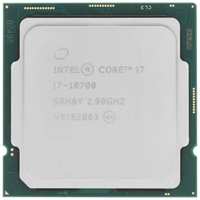 Процессор Intel Core i7-10700, 2.9ГГц, (Turbo 4.8ГГц), 8-ядерный, L3 16МБ, LGA1200, OEM (CM8070104282327)