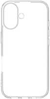 Чехол для Apple iPhone 16 Zibelino Ultra Thin Case прозрачный (ZUTCP-IPH-16-CAM-TRN)