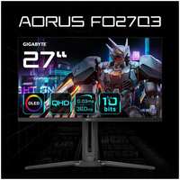 Монитор 27″Gigabyte AORUS FO27Q3 OLED 2560x1440 0.03ms HDMI, DisplayPort, USB Type-C