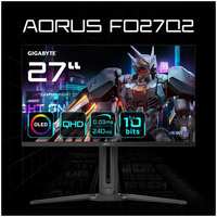 Монитор 27″Gigabyte AORUS FO27Q2 OLED 2560x1440 0.03ms HDMI, DisplayPort, USB Type-C