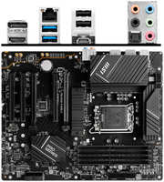 Материнская плата MSI Pro B760-P DDR4 II B760 Socket-1700 4xDDR4, 4xSATA3, RAID, 2xM.2, 5xPCI-E16x, 2xUSB3.2, 1xUSB3.2 Type C, DP, HDMI, Glan, ATX