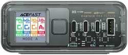 Сетевое зарядное устройство Acefast Z4 PD218W GaN 3 x USB-C + 1 x USB-A Charging Adapter Черный (AF-Z4-GY)