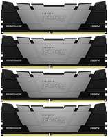 Модуль памяти DIMM 128Gb 4х32Gb DDR4 PC25600 3200MHz Kingston Fury Renegade Black (KF432C16RB2K4 / 128) (KF432C16RB2K4/128)