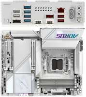 Материнская плата Gigabyte X870E AORUS Pro Ice Socket-AM5 AMD X870E 4xDDR5, 4xSATA3, RAID, 4xM.2, 3xPCI-E16x, 7xUSB3.2, 2xUSB3.2 Type C, DP, HDMI, WiFi, Glan, ATX Ret