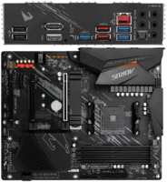 Материнская плата Gigabyte B550 AORUS Elite V2 Socket-AM4 AMD B550 4xDDR4, 4xSATA3, RAID, 2xM.2, 3xPCI-E16x, 6xUSB3.2, DP, HDMI, Glan, ATX Ret