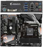 Материнская плата Gigabyte B450 AORUS Elite V2 Socket-AM4 AMD B450 4xDDR4, 6xSATA3, RAID, 2xM.2, 2xPCI-E16x, 4xUSB 3.1, DVI-D, HDMI, Glan, ATX Ret