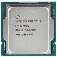 Процессор Intel Core i7-11700K, 3.6ГГц, (Turbo 5.0ГГц), 8-ядерный, L3 16МБ, LGA1200, OEM (CM8070804488629)