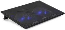 Подставка охлажд. Crown CMLS-401 для ноутбука до 17″, 2 вен. 150 мм, black (CM000003307)