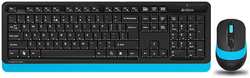 Клавиатура+мышь A4Tech Fstyler FG1010 Black / Blue (1147572)