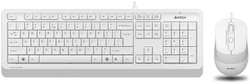 Клавиатура+мышь A4Tech Fstyler F1010 White / Grey (1147556)