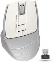 Мышь беспроводная A4Tech Fstyler FG30S White / Grey silent Wireless (1204073)
