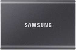 Внешний SSD-накопитель 1Tb Samsung T7 MU-PC1T0T / WW (SSD) USB 3.2 Type C Серый (MU-PC1T0T/WW)