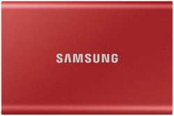 Внешний SSD-накопитель 500Gb Samsung T7 MU-PC500R / WW (SSD) USB 3.2 Type C Красный (MU-PC500R/WW)