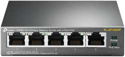 Коммутатор TP-LINK TL-SF1005P неуправляемый 5 портов 10 / 100Мбит / с PoE