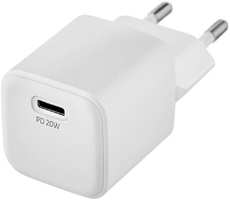 Сетевое зарядное устройство uBear Select Wall charger 20W Type-C белое (WC20WH01-AD)