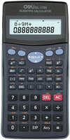 Калькулятор Deli E1705 черный 10+2-разр