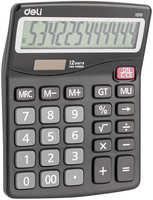 Калькулятор Deli E1210 серый 12-разр