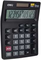 Калькулятор Deli E1519A черный 12-разр