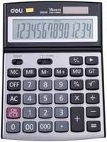 Калькулятор Deli E39229 серебристый 14-разр