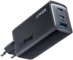 Сетевое зарядное устройство Anker 737 GaNPrime A2148 120W 2хUSB-C + USB черное