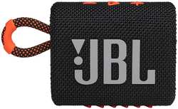 Портативная bluetooth-колонка JBL Go 3 Black / Orange (JBLGO3BLKO)