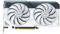 Видеокарта ASUS GeForce RTX 4060 8192Mb, Dual OC 8G (Dual-RTX4060-O8G-White) 1xHDMI, 3xDP, Ret