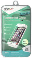 Защитное стекло для Apple iPhone 6 Plus\7 Plus Onext 3D, изогнутое по форме дисплея, с черной рамкой (41005)