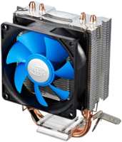 Охлаждение CPU Cooler for CPU Deepcool Ice Edge Mini FS V2.0 775 / 1156 / 1155 / 1150 / 1151 / 1200 / FM2 / FM1 / AM4 / AM3+ / AM3 / AM2+ / AM2 / 940 / 939 / 754 TDP 95W, 2 Heat-Pipe, RET (ICEEDGE MINI FS V2.0)