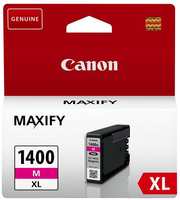 Картридж Canon PGI-1400XL M для MAXIFY МВ2040 и МВ2340. Пурпурный. (900 стр)