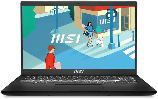Ноутбук MSI Modern 15 H B13M-021US 9S7-15H411-021 (15.6″, Core i7 13620H, 32Gb/ SSD 1024Gb, UHD Graphics) Черный 1455216
